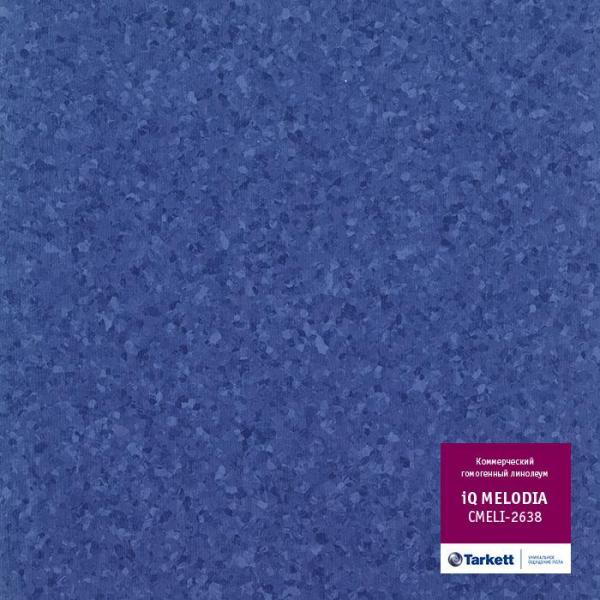 Купить  Коммерческий линолеум Tarkett IQ Melodia (2638, Синий, 2 м), фото - КонтрактПол - 37