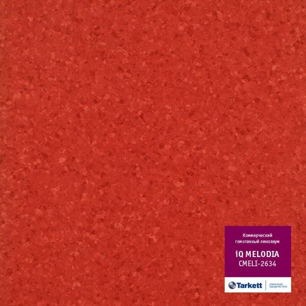 Купить  Коммерческий линолеум Tarkett IQ Melodia (2634, Красный, 2 м), фото - КонтрактПол - 42
