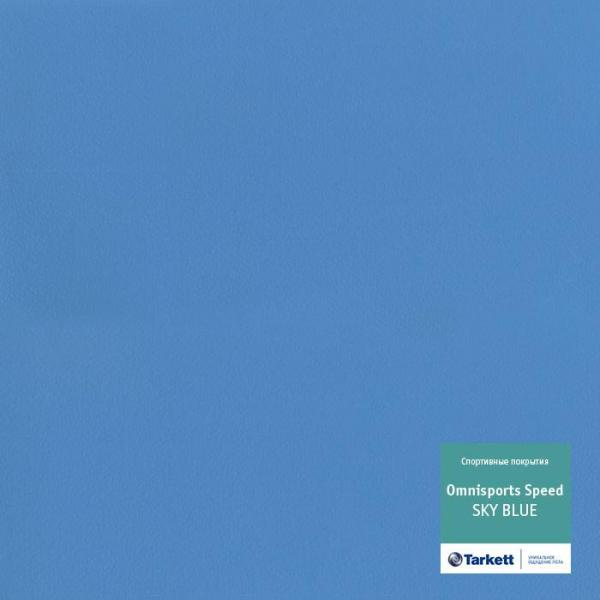 Купить  Спортивный линолеум Tarkett Omnisports Speed (SKY BLUE, Голубой, 2 м), фото - КонтрактПол - 23