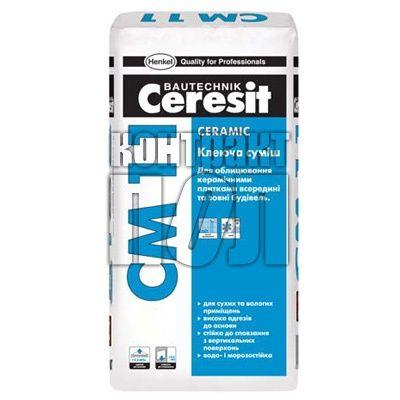 Купить Клей для плитки Ceresit СМ-11, 25 КГ, фото - КонтрактПол - 2